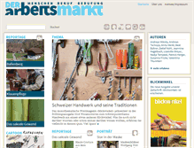 Tablet Screenshot of derarbeitsmarkt.ch